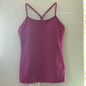 Lululemon Y strap yoga top